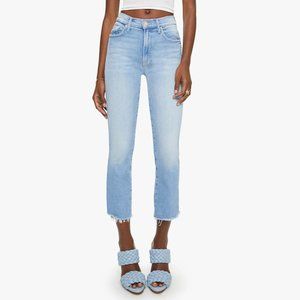 MOTHER The Insider Crop Step Fray